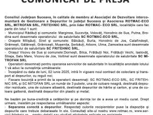 Comunicat de presă