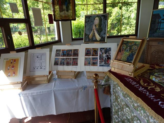 50 de lucrări, realizate de 35 de copii și tineri, cu vârste între 4 și 17 ani, au fost expuse la Centrul pentru Tineret „Ecclesia”