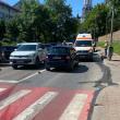 Femeie lovită de o mașină chiar pe trecerea de pietoni