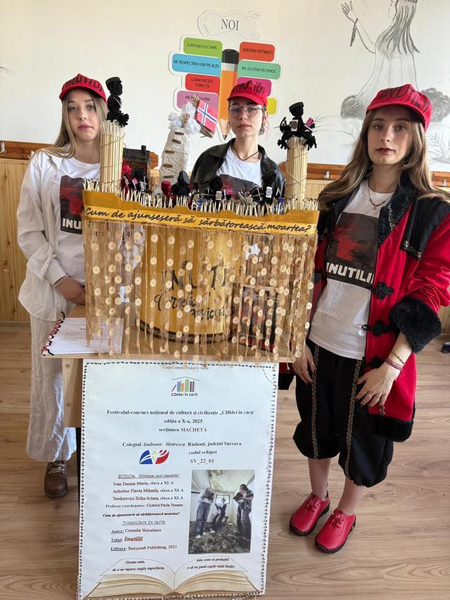 Șase echipe de la Colegiul „Motrescu” Rădăuți s-au calificat cu punctaj maxim la Concursul „CDIdei în cărți”