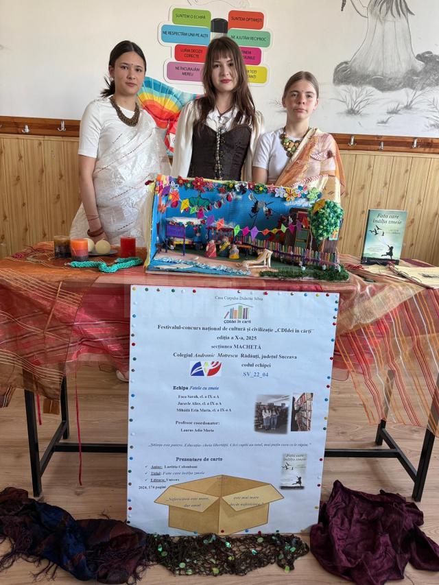 Șase echipe de la Colegiul „Motrescu” Rădăuți s-au calificat cu punctaj maxim la Concursul „CDIdei în cărți”