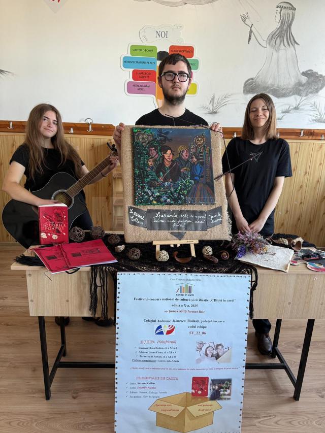 Șase echipe de la Colegiul „Motrescu” Rădăuți s-au calificat cu punctaj maxim la Concursul „CDIdei în cărți”