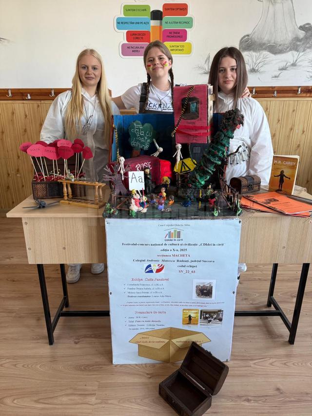 Șase echipe de la Colegiul „Motrescu” Rădăuți s-au calificat cu punctaj maxim la Concursul „CDIdei în cărți”