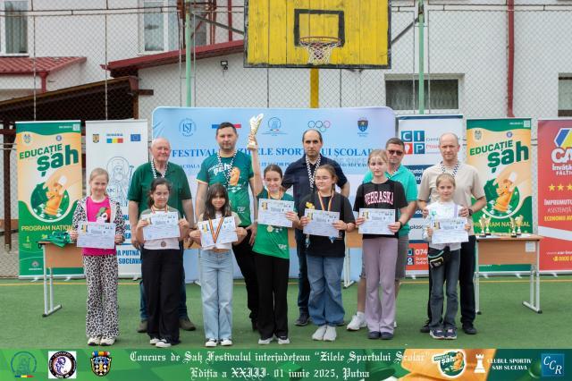 88 de tineri șahiști au participat la Festivalul interjudețean „Zilele sportului școlar”, desfășurat la Putna