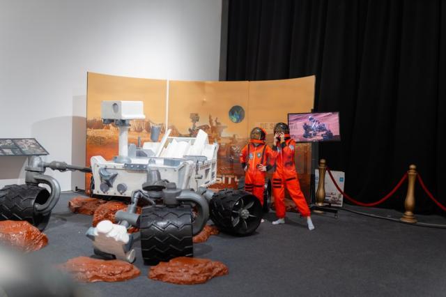 Expoziția First Kids on Mars și locul de joacă digital Cosmos, disponibile publicului până pe 15 iunie, la Iulius Mall