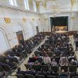 Daniel Codrescu la vernisajul expoziției din Palatul Dornelor