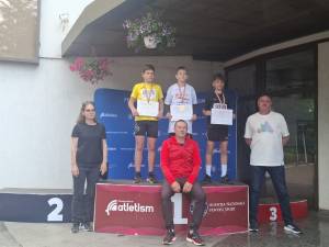 Eusebiu Constantin Prisacă pe cea mai înaltă treaptă a podiumului de premiere