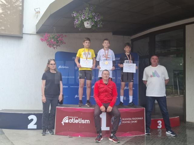 Eusebiu Constantin Prisacă pe cea mai înaltă treaptă a podiumului de premiere