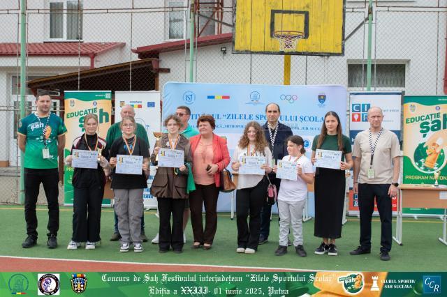88 de tineri șahiști au participat la Festivalul interjudețean „Zilele sportului școlar”, desfășurat la Putna