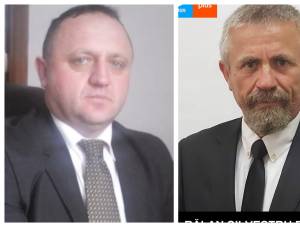 Primarul Toader Lavric și Silvestru Balan, consilierul local de la USR la la vremea agresiunii