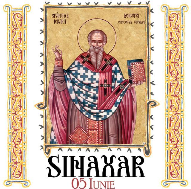 Sinaxar 05 iunie 2025