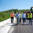 Gheorghe Șoldan în vizită de lucru pe șantierul de pe DJ 178 B