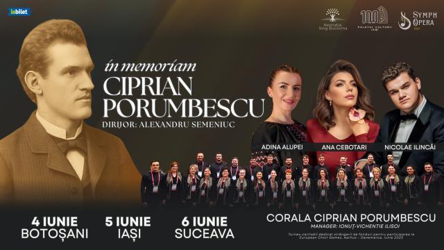Soprana Ana Cebotari, tenorul Nicolae Ilincăi și pianista Adina Alupei, vineri, în concert, pe scena suceveană