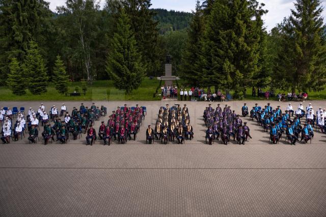 Festivitatea de absolvire. Foto elev sergent Matei Trofin