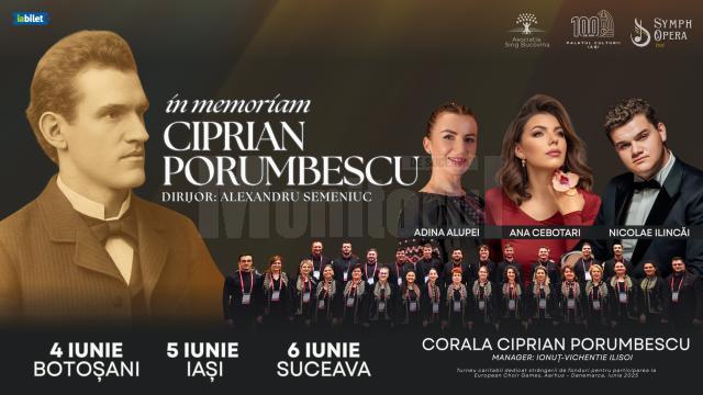 Soprana Ana Cebotari, tenorul Nicolae Ilincăi și pianista Adina Alupei, vineri, în concert, pe scena suceveană