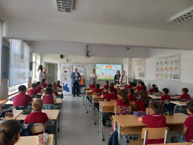 Competiție educațională de limbă engleză pentru copiii de clasa I  la LTSM Cajvana. Învățarea prin joacă