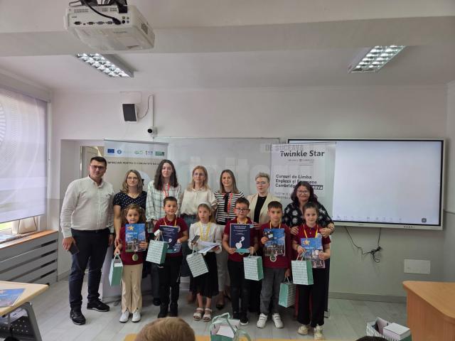 Competiție educațională de limbă engleză pentru copiii de clasa I  la LTSM Cajvana. Învățarea prin joacă