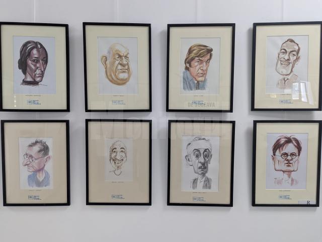 Emoția și personalitatea artistică a 100 de actori se regăsesc în portretele realizate de caricaturistul Ovidiu Stanciu, expuse la Galeria Zamca