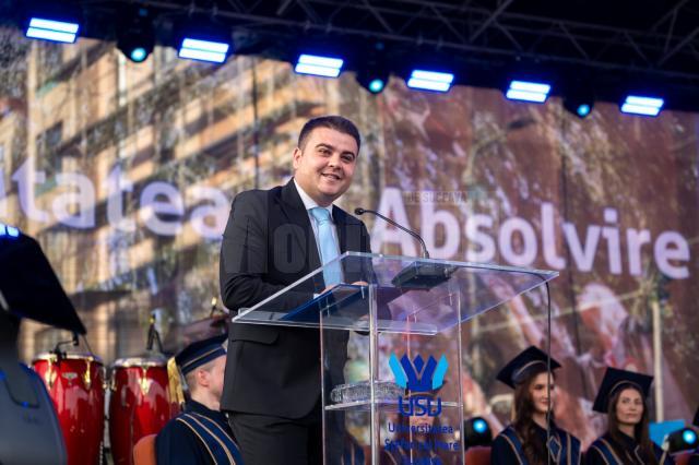 Președintele CJ, Gheorghe Șoldan, absolvent al universității din Suceava, promite consolidarea parteneriatului cu mediul academic