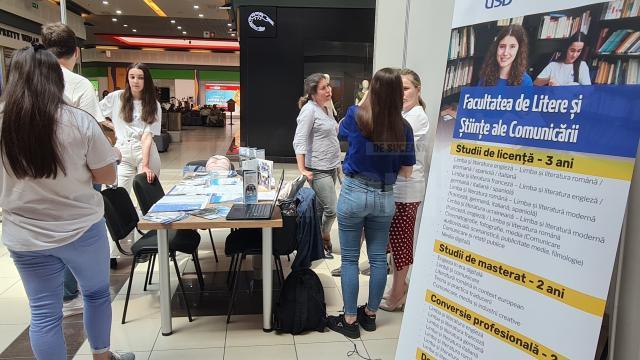 11 facultăți din cadrul USV, prezente cu informații utile la Shopping City Suceava, în cadrul Târgului Ofertelor Educaționale