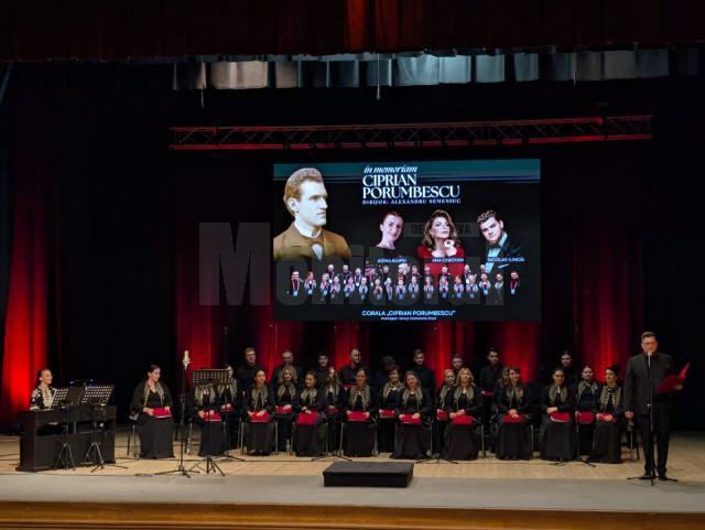 Muzica vibrantă a lui Ciprian Porumbescu, ascultată cu emoție de sute de spectatori, la Suceava