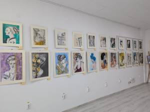 Doina Aldea a expus la Galeria de artă Zamca
