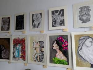Doina Aldea a expus la Galeria de artă Zamca
