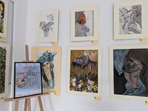 Doina Aldea a expus la Galeria de artă Zamca