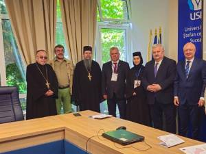 Înaltpreasfințitul Părinte Calinic a primit vizita delegației Universității de Stat din Chișinău, Republica Moldova