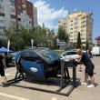 Simulator de accident prin răsturnare