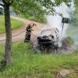 Incendiu izbucnit la un autoturism, pe raza satului Solonețu Nou