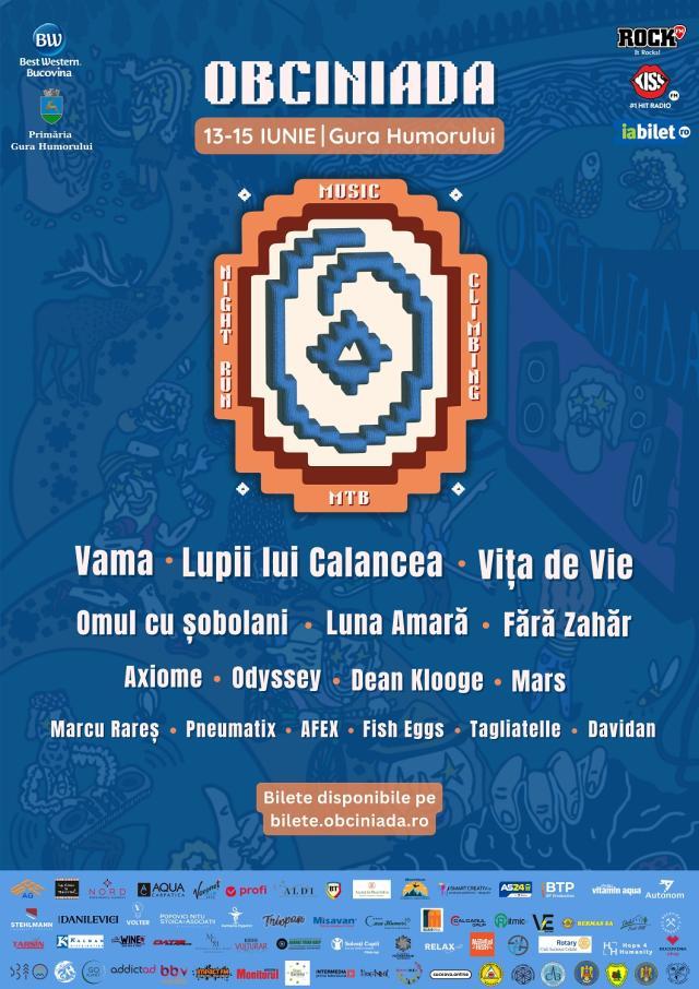 Prima editie a festivalului Obciniada va avea loc în perioada 13 - 15 iunie la Gura Humorului