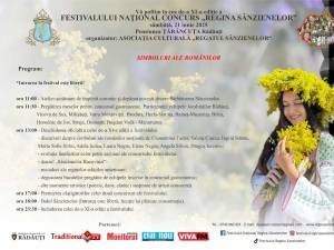 Programul Festivalului Național Concurs „Regina Sânzienelor”, ediția a XI-a