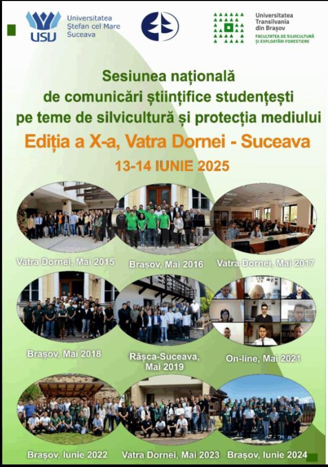 Cea de-a X-a ediție a Sesiunii Naționale de Comunicări Științifice Studențești pe Teme de Silvicultură și Protecția Mediului