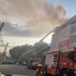 Incendiu la sala de sport situată la ultimul etaj al Complexului Comercial "Bucovina"