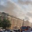 Incendiu la sala de sport situată la ultimul etaj al Complexului Comercial "Bucovina"