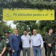 Ciprian Muscă, președintele ASFOR, Marius – Dan Sîiulescu - directorul general al Romsilva, Vasile Rusu - directorul economic al RNP, la Ziua Silvicultorului
