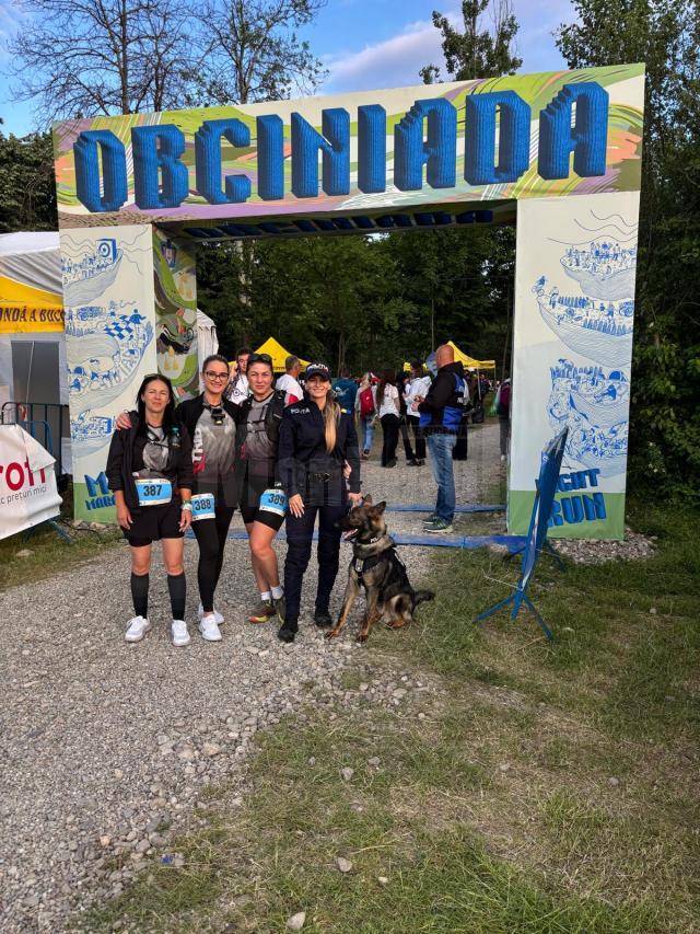 Polițiștii, acțiune de prevenire dar și de interacțiune cu publicul, prin intermediul câinelui Rey