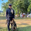 Polițiștii, acțiune de prevenire dar și de interacțiune cu publicul, prin intermediul câinelui Rey
