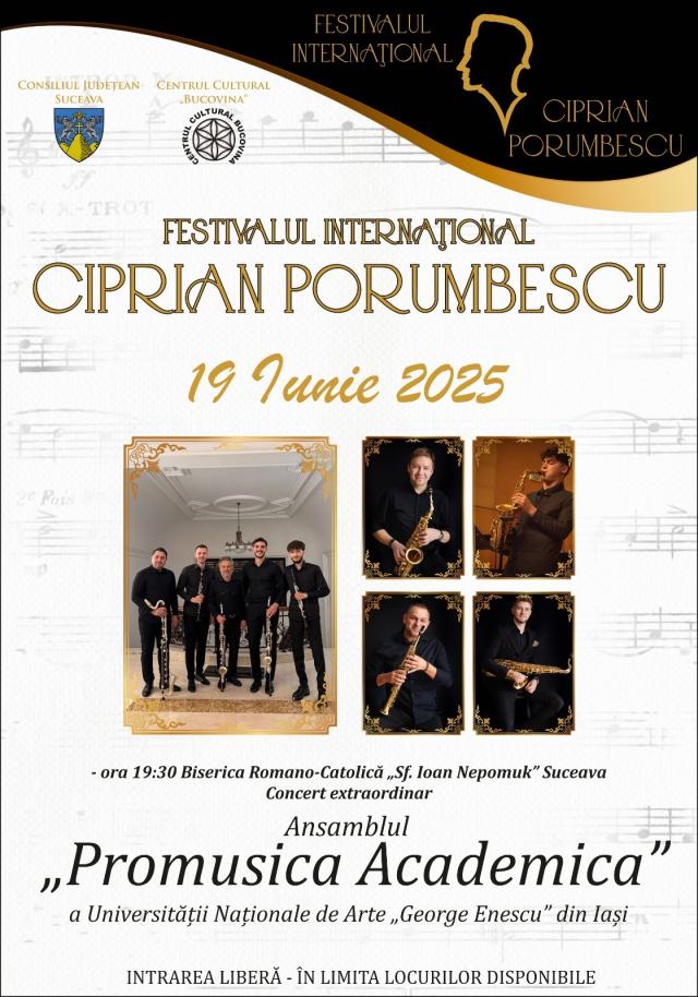 Începe Festivalul „Ciprian Porumbescuˮ