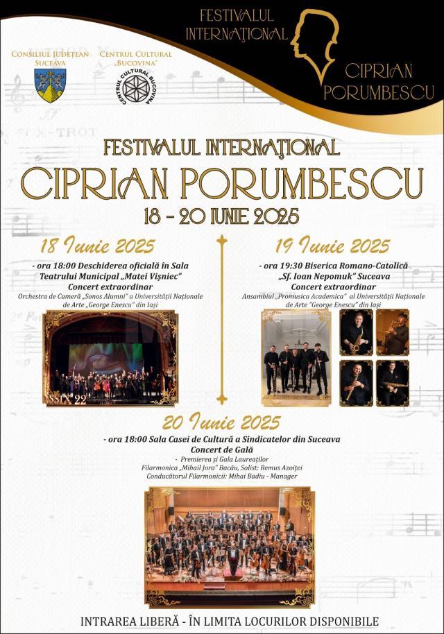 Începe Festivalul „Ciprian Porumbescuˮ