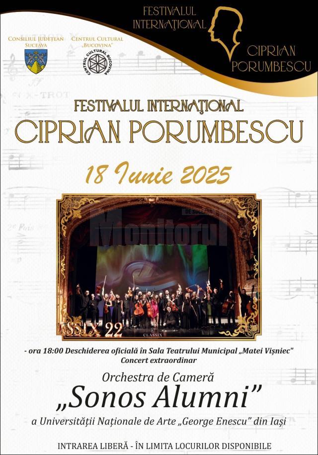 Începe Festivalul „Ciprian Porumbescuˮ