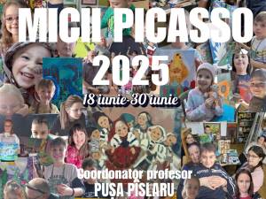 Vernisajul expoziției „Micii Picasso”, miercuri, la Galeria de Artă „Ion Irimescu”