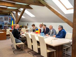 Președintele Consiliului Regional Schwaben, Martin Sailer, se află în vizită oficială în Suceava