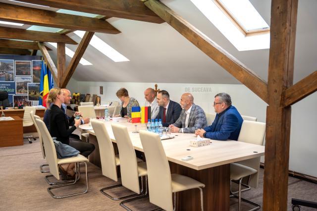 Președintele Consiliului Regional Schwaben, Martin Sailer, se află în vizită oficială în Suceava