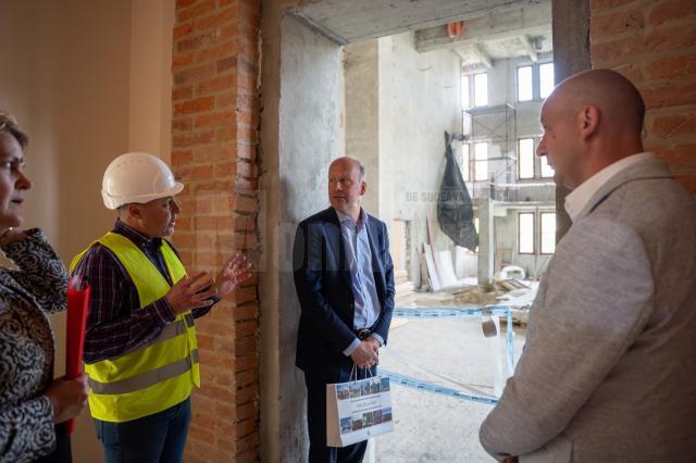 Președintele Consiliului Regional Schwaben, Martin Sailer, se află în vizită oficială în Suceava