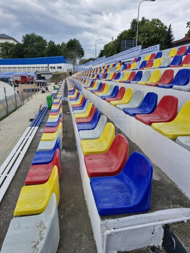 Scaune noi pe stadionul Areni