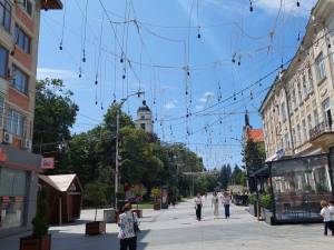 ”Zona instagramabilă” de pe esplanada pietonală din centrul Sucevei a fost desființată