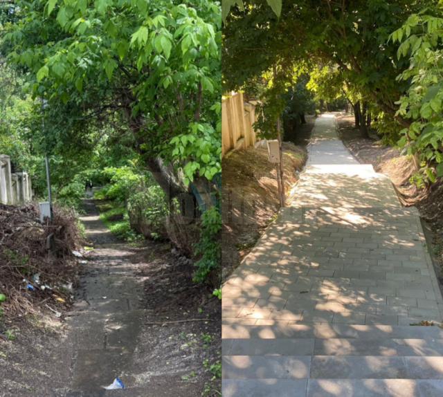 Accesul spre Cetate dinspre zona Mirăuți a fost refăcut