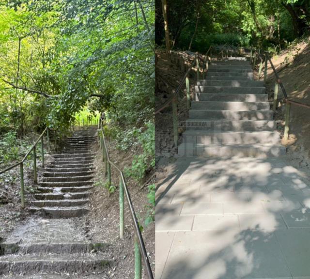 Accesul spre Cetate dinspre zona Mirăuți a fost refăcut